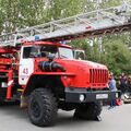 пожарная автолестница АЛ-30 на базе Урал-43206, Оленегорск, Мурманская область, Россия