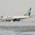 Boeing 737-800 авиакомпании Якутия, VQ-BMP, аэропорт Якутска, Россия