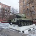 Средний танк Т-34-85, школа №415, Лефортово, Москва, Россия