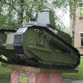 макет легкого танка Русский Рено (Танк М), Центральный музей бронетанкового вооружения и техники МО РФ, Кубинка, Россия