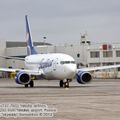 Boeing 737-700 авиакомпании Якутия, VQ-BEO, аэропорт Якутска, Россия