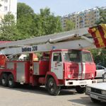 Автоподъёмник коленчатый пожарный АКП-30(53213) bronto skylift 330, г. Сочи, ПЧ-6